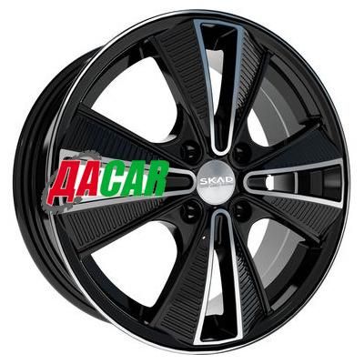 Скад Эко 6x16/4x98 ET35 D58,6 Алмаз (АРС 014 black)
