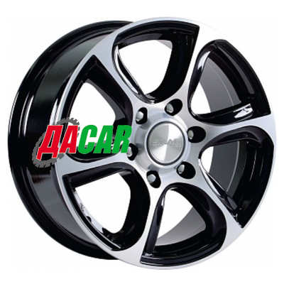 Скад Скала 7,5x17/6x139,7 ET25 D106,2 Алмаз бархат