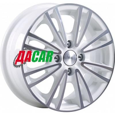 Скад Пантера 6x15/4x100 ET48 D54,1 Алмаз белый