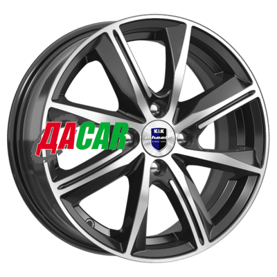 K&K Арнар (КС890) 6x15/4x100 ET35 D67,1 Алмаз черный