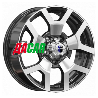 K&K Намиб (КС929) 7x18/5x139,7 ET35 D108,5 Алмаз черный