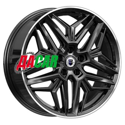 K&K Колумб (КС1038) 7x19/5x108 ET50 D60,1 Алмаз черный
