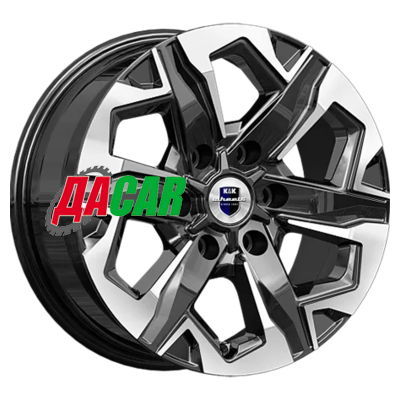 K&K Тейт (КС1050) 7,5x17/6x139,7 ET30 D106,1 Алмаз черный