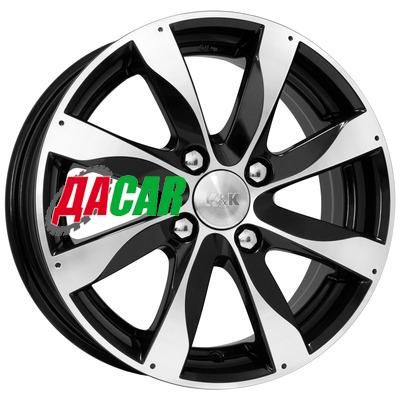 K&K Джемини 5,5x14/4x100 ET45 D56,1 Алмаз черный