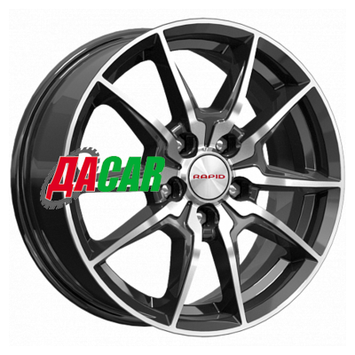 K&K Адамар-оригинал (КС886) 6,5x16/5x112 ET46 D57,1 Алмаз черный