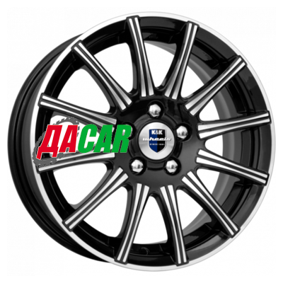 K&K Сиеста (КС474) 6x15/4x98 ET35 D58,5 Алмаз черный