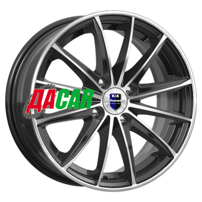 K&K Пойнт Бланк (KC884) 6x15/4x100 ET35 D67,1 Алмаз черный