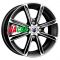 K&K Флэш (КС710) 5x13/4x100 ET45 D67,1 Алмаз черный