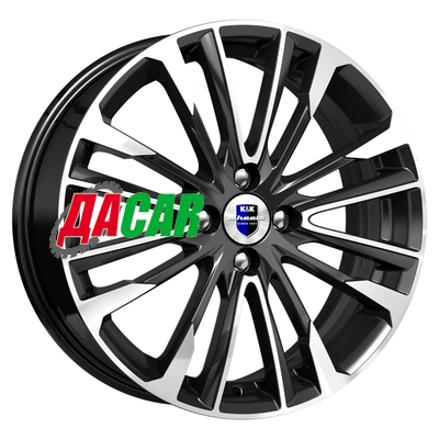 K&K Сильверстоун (КС770) 6,5x17/4x100 ET41 D60,1 Алмаз черный