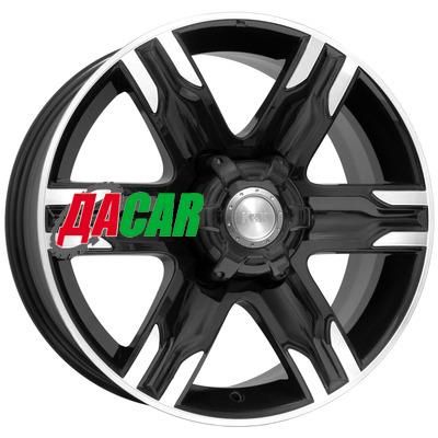 K&K Риальто (КС629) 8x17/6x139,7 ET38 D92,5 Алмаз черный
