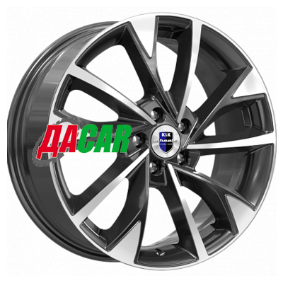 K&K Роквуд (КС900) 7x17/5x108 ET33 D60,1 Алмаз черный