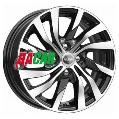 K&K КС882 6x15/4x100 ET50 D60,1 Алмаз черный