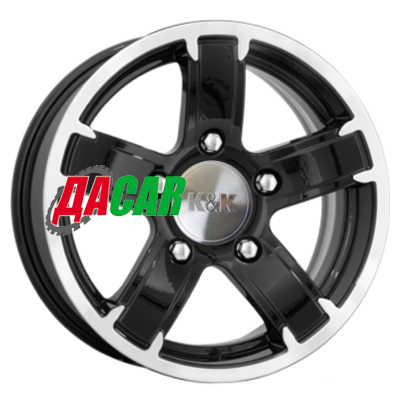 K&K Ангара (КС462) 6,5x15/5x139,7 ET40 D98 Алмаз черный КС462