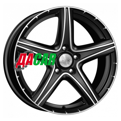 K&K Барракуда-оригинал (КС567) 7,5x17/5x108 ET49 D63,35 Алмаз черный