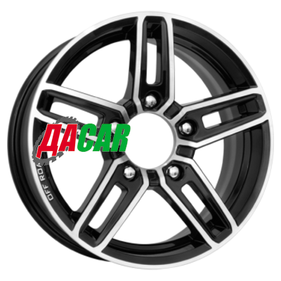 K&K Дон (КС588) 6,5x16/5x139,7 ET40 D98 Алмаз черный