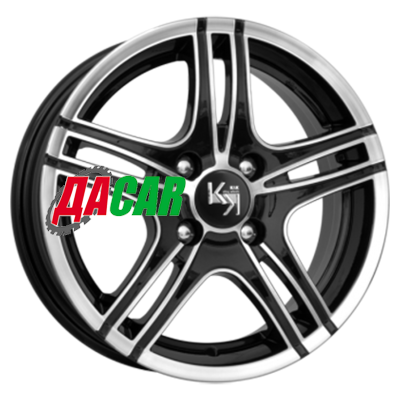 K&K Омаха (КС637) 6,5x15/5x114,3 ET38 D67,1 Алмаз черный