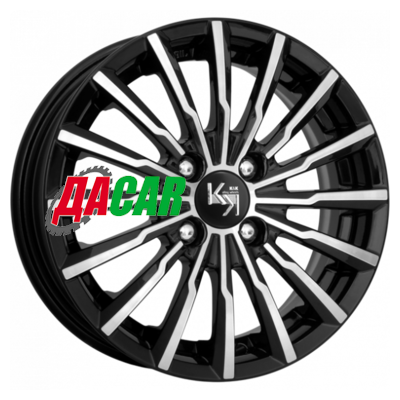K&K Акцент-оригинал (КС562) 7x17/4x100 ET43 D60,1 Алмаз черный