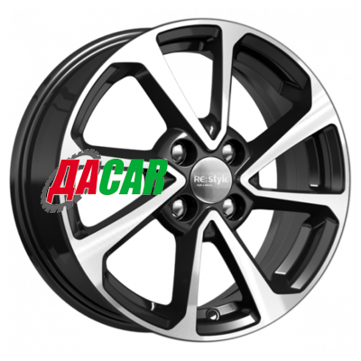 K&K КС861 6x15/4x100 ET48 D54,1 Алмаз черный