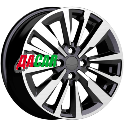 K&K Эрман (КС997) 6,5x16/4x100 ET37 D60,1 Алмаз черный
