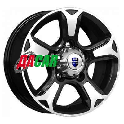 K&K Атлант (КС757) 7x16/5x139,7 ET35 D98 Алмаз черный