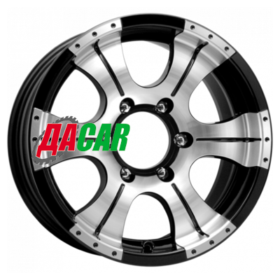 K&K Байконур (КС473) 7x15/5x139,7 ET20 D110,1 Алмаз черный