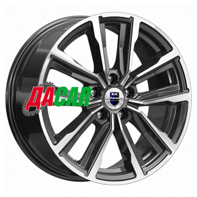 K&K Лацио (КС964) 7,5x17/5x108 ET35 D67,1 Алмаз черный