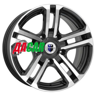 K&K Палладика (КС591М) 7x16/5x139,7 ET5 D110,1 Алмаз черный