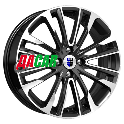 K&K Сильверстоун-оригинал (КС770) 6,5x17/4x100 ET40 D67,1 Алмаз черный SK