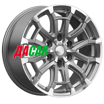 СКАД Авилис 8x18/6x139,7 ET25 D106,1 Алмаз графит