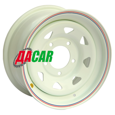 Off-Road Wheels ВАЗ Нива 7x15/5x139,7 ET25 D98,5 белый (треуг.)