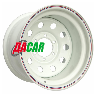 Off-Road Wheels УАЗ 8x16/5x139,7 ET-25 D110 белый (треуг.)