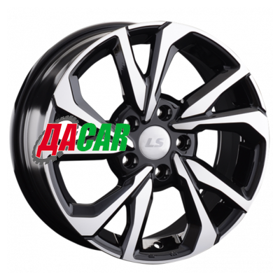 LS 920 8x18/5x114,3 ET40 D73,1 BKF (конус, Колпак+лого)