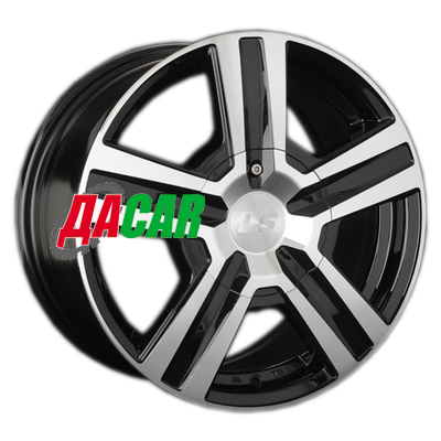 LS 794 7x16/5x108 ET46 D65,1 BKF (конус, Колпак+лого)