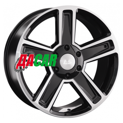 LS 1296 8,5x20/6x114,3 ET35 D67,1 BKF (конус, Колпак+лого)