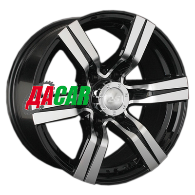 LS 767 8x16/6x139,7 ET10 D106,1 BKF (конус, Колпак+лого)
