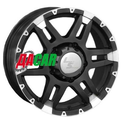LS 212 7x16/6x139,7 ET46 D67,1 BKF (Колпак+лого)