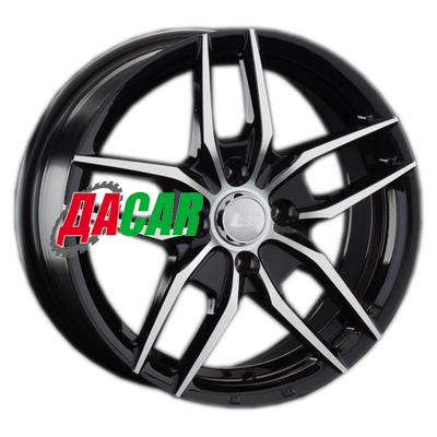 LS 881 7x16/5x139,7 ET10 D108,5 BKF (конус, Колпак+лого)
