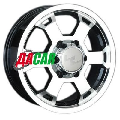 LS 326 7x16/5x139,7 ET35 D98,5 BKF (Колпак+лого)