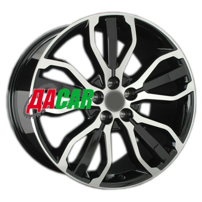 Replay LR45 9,5x22/5x120 ET49 D72,6 BKF (пш, LR002)