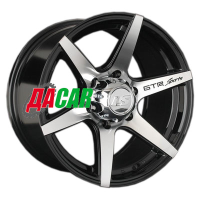 LS 800 9x18/6x139,7 ET25 D106,1 BKF (конус, Колпак+лого)