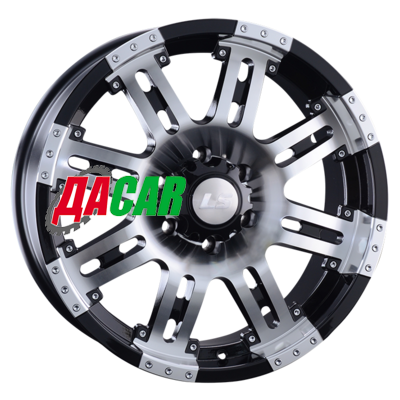 LS 954 9x20/6x139,7 ET20 D106,1 BKF (конус, Колпак+лого)