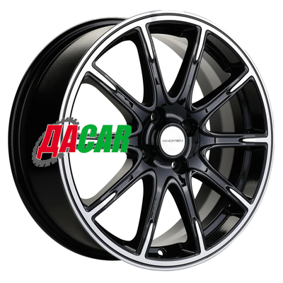 Khomen Wheels KHW1707 (Lada Vesta Cross) 6,5x17/4x100 ET43 D60,1 Black-FP
