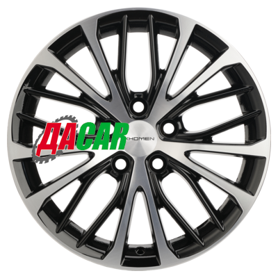 Khomen Wheels KHW1705 (CX-5) 7x17/5x114,3 ET50 D67,1 Black-FP