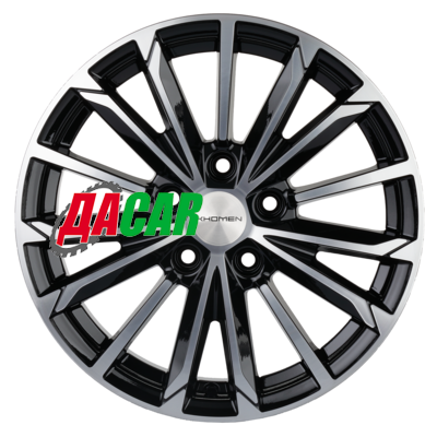 Khomen Wheels KHW1611 (Mazda 3) 6,5x16/5x114,3 ET45 D67,1 Black-FP