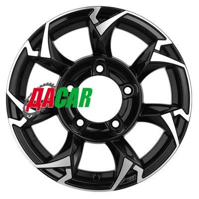 Khomen Wheels KHW1505 (Lada NIVA 4x4) 5,5x15/5x139,7 ET5 D98,5 Black-FP