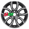 Khomen Wheels KHW1713 (Sportage) 7x17/5x114,3 ET48,5 D67,1 Black-FP