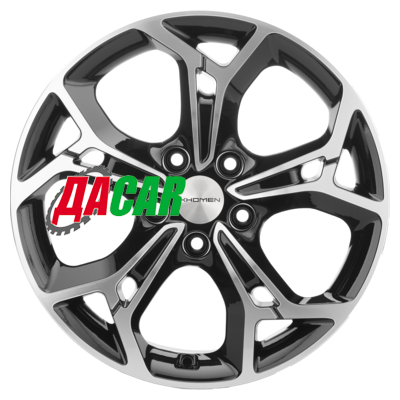 Khomen Wheels KHW1702 (CX-5/Seltos) 7x17/5x114,3 ET50 D67,1 Black-FP