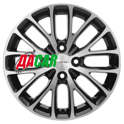 Khomen Wheels KHW1506 (Rio I) 6x15/4x100 ET48 D54,1 Black-FP