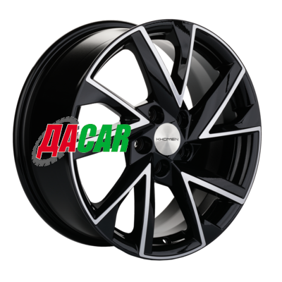 Khomen Wheels KHW1714 (7pro) 7x17/5x108 ET40 D60,1 Black-FP