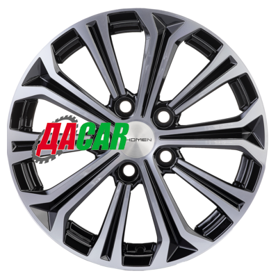 Khomen Wheels KHW1610 (Octavia) 6,5x16/5x112 ET46 D57,1 Black-FP